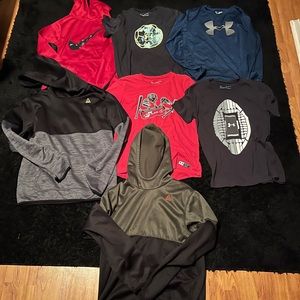 Boys youth xl under armour, nike and Reebok